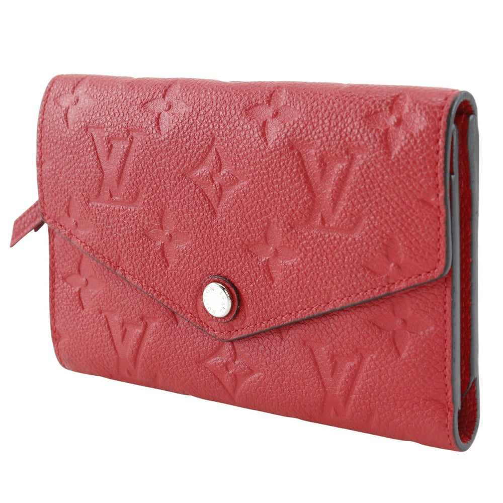 LOUIS VUITTON Bifold Wallet M60735 Monogram Ann Platt Red Portefeuille Curies Compact