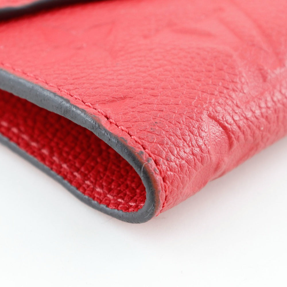 LOUIS VUITTON Bifold Wallet M60735 Monogram Ann Platt Red Portefeuille Curies Compact