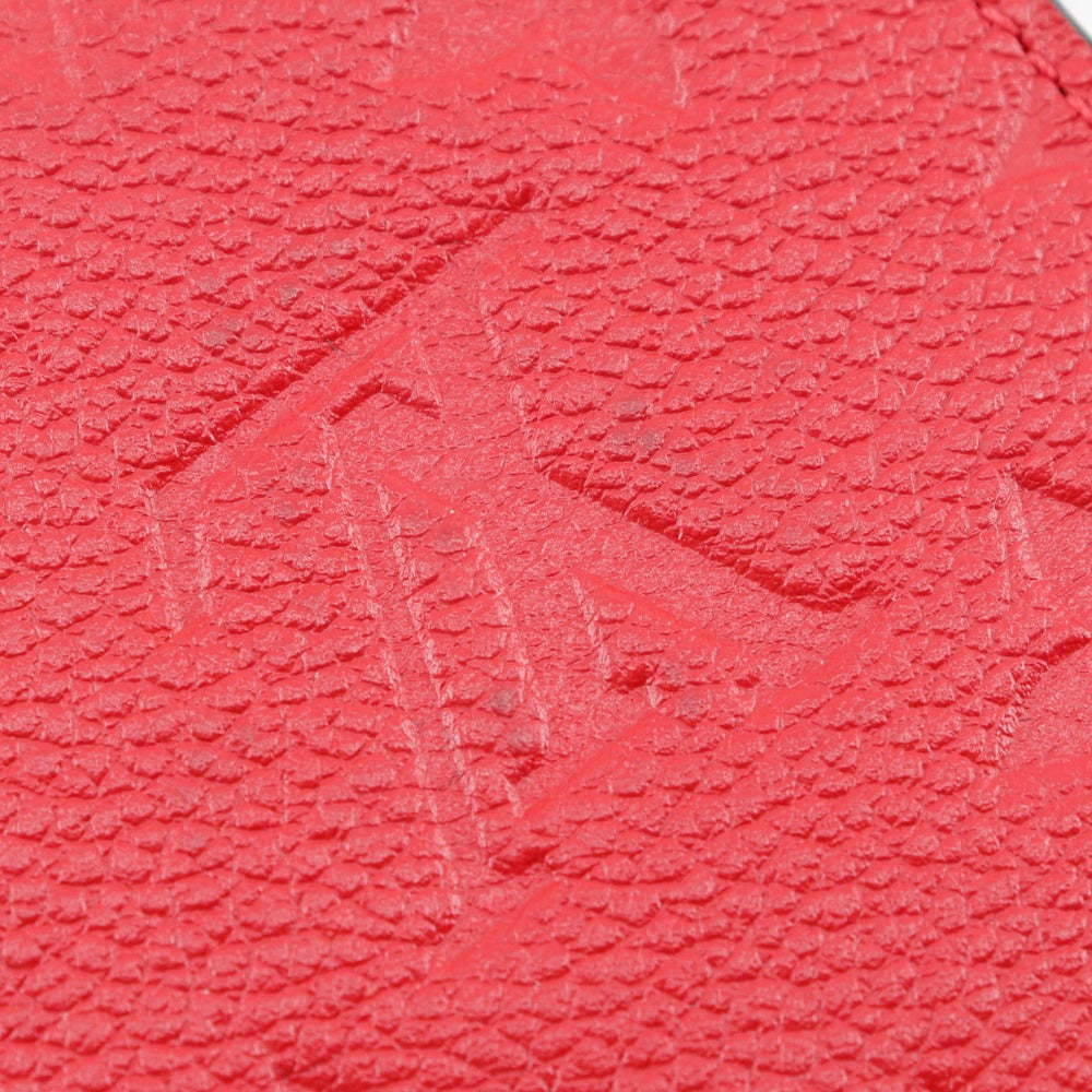 LOUIS VUITTON Bifold Wallet M60735 Monogram Ann Platt Red Portefeuille Curies Compact