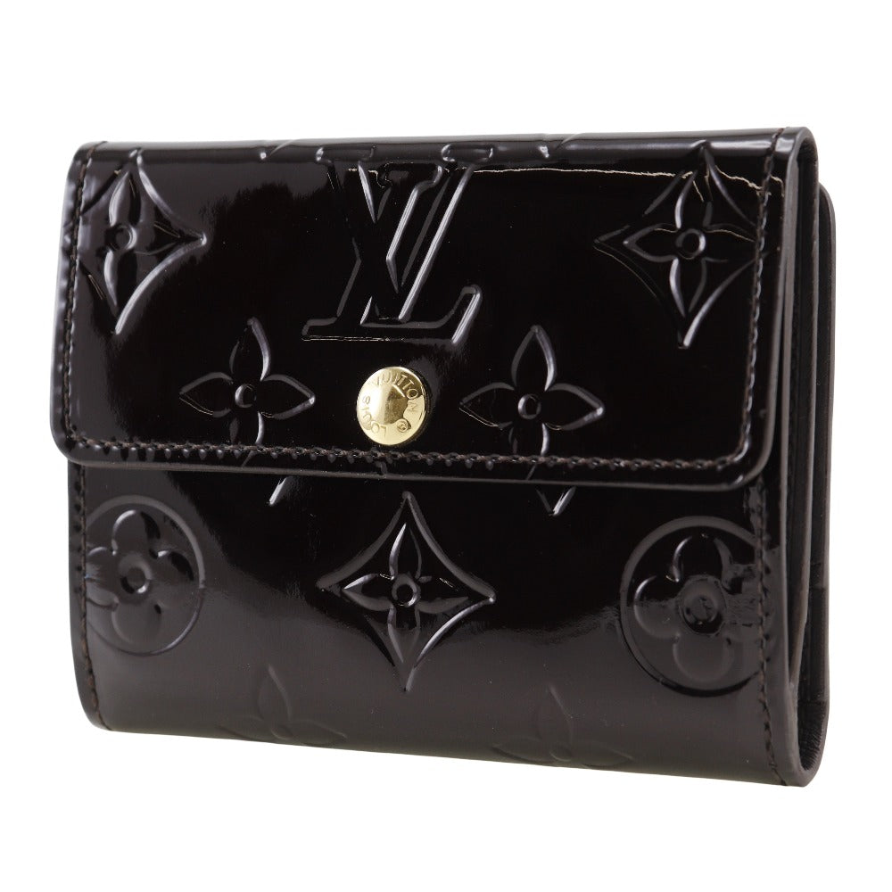 LOUIS VUITTON Coin case M93519 Monogram Vernis wine-red Ludlow