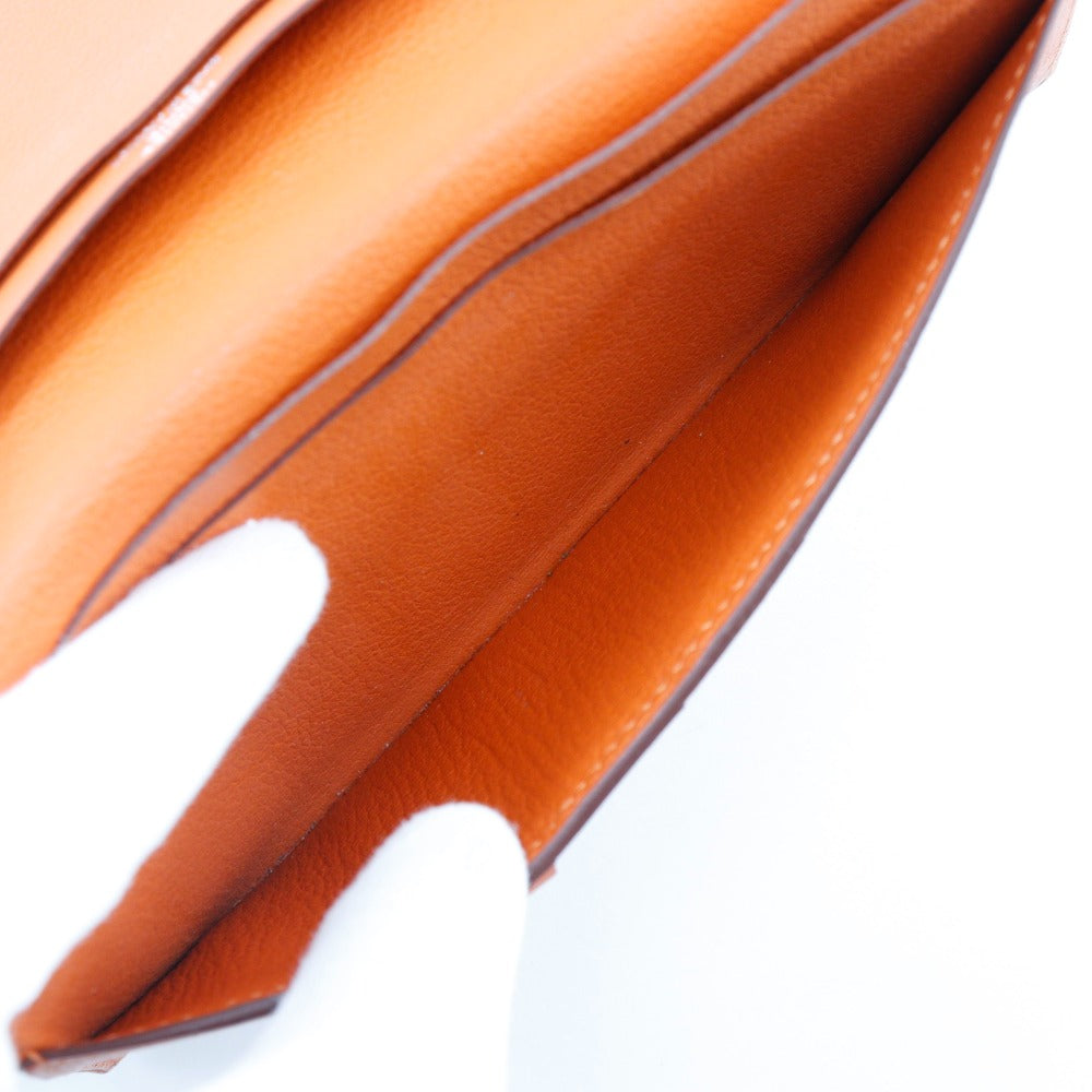 HERMES Bill Compartment Shave Orange MC2 Fleming