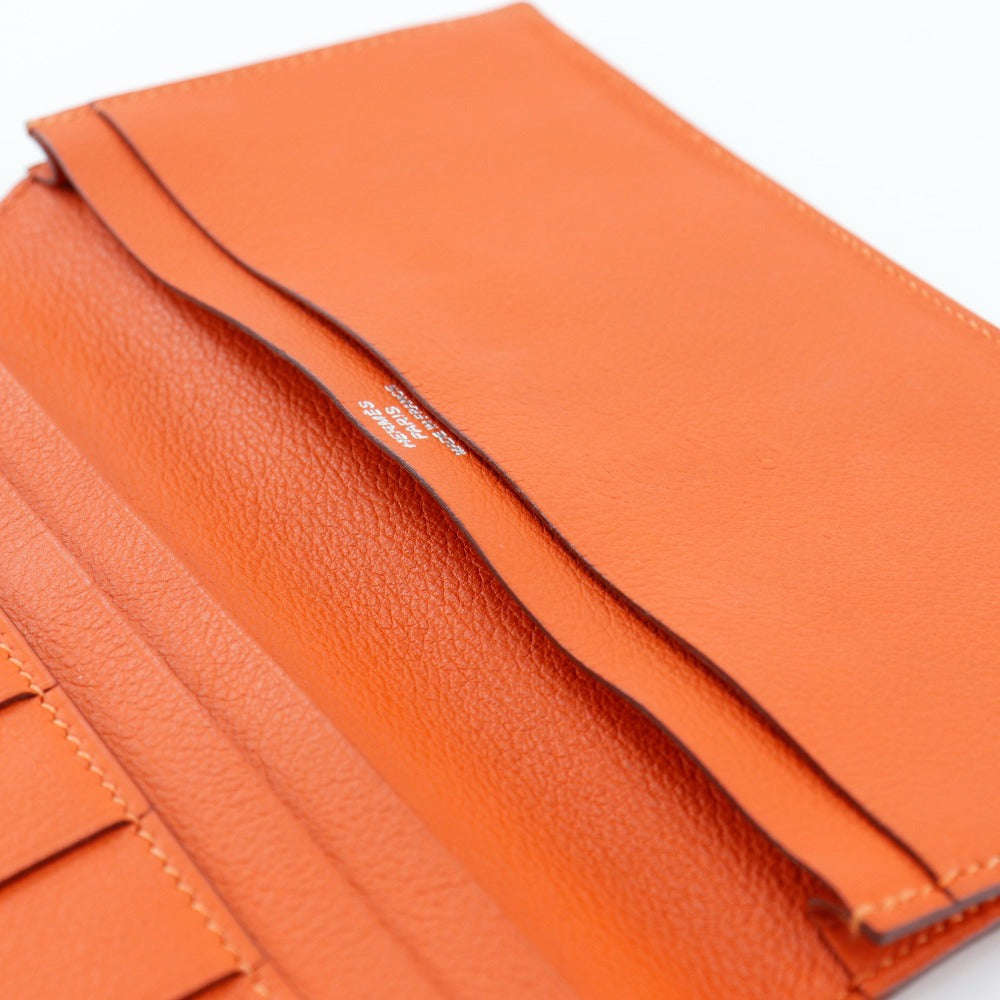 HERMES Bill Compartment Shave Orange MC2 Fleming