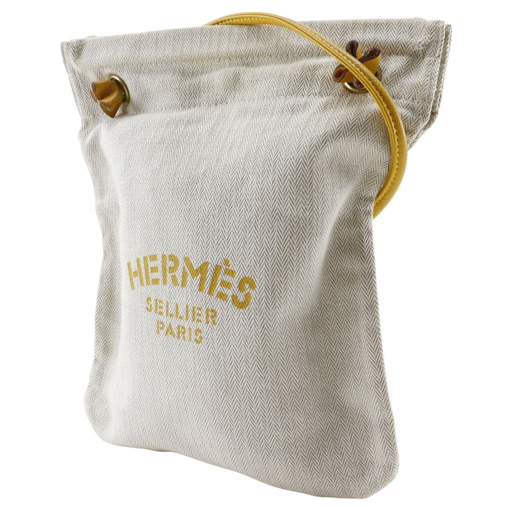 HERMES Shoulder Bag Towal chevron natural Sac Aline 2PM Women Used
