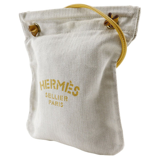 HERMES Shoulder Bag Towal chevron natural Sac Aline 2PM Women Used