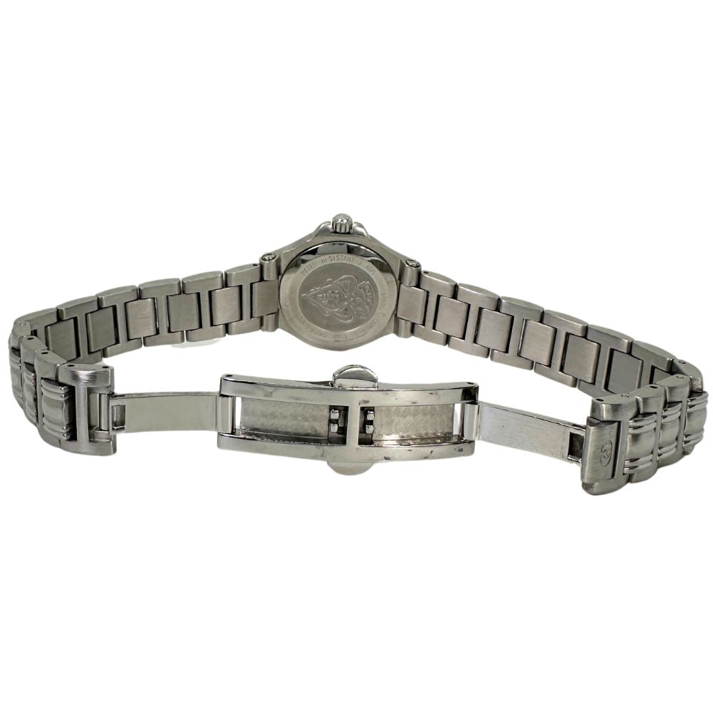 GUCCI Watches Quartz 9040L Stainless Steel Silver black dial Women Used
