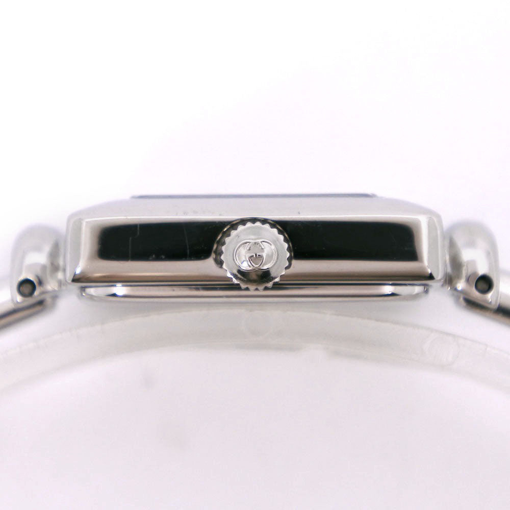 GUCCI Watches Quartz 1900L Stainless Steel Silver black dial Women Used