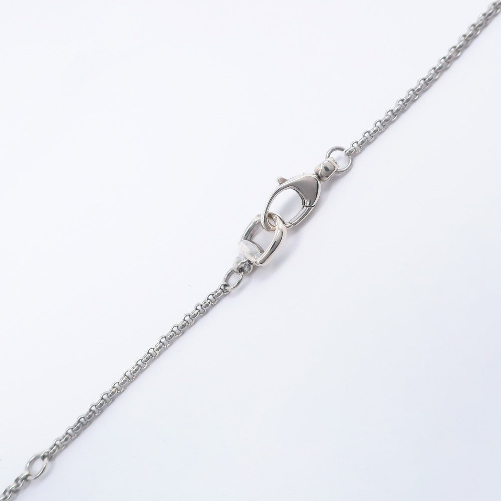 GUCCI Necklace Silver925 Silver Bamboo Heart Women Used