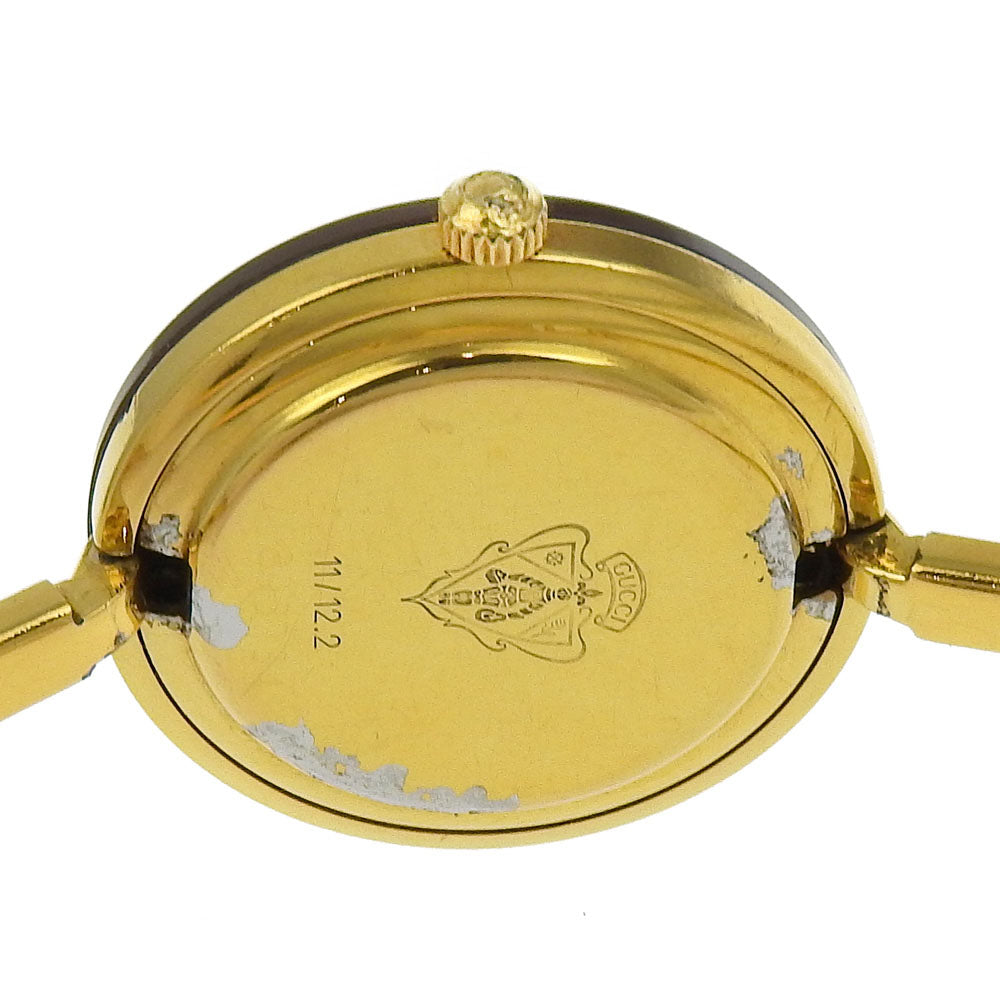 GUCCI Watches Quartz 11/12.2 Plated Gold gold Change bezel White dial