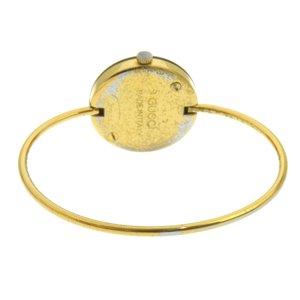 GUCCI Watches Quartz Plated Gold gold Change bezel White dial