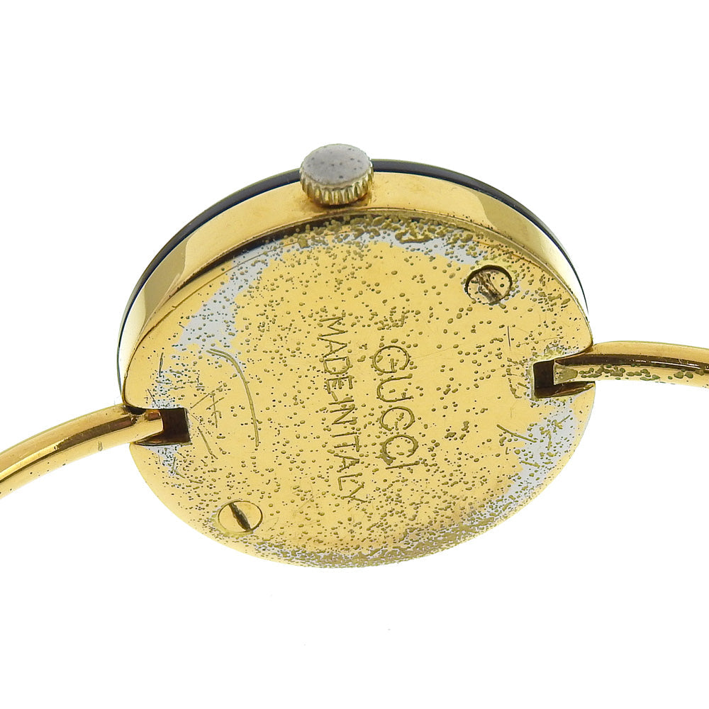 GUCCI Watches Quartz Plated Gold gold Change bezel White dial