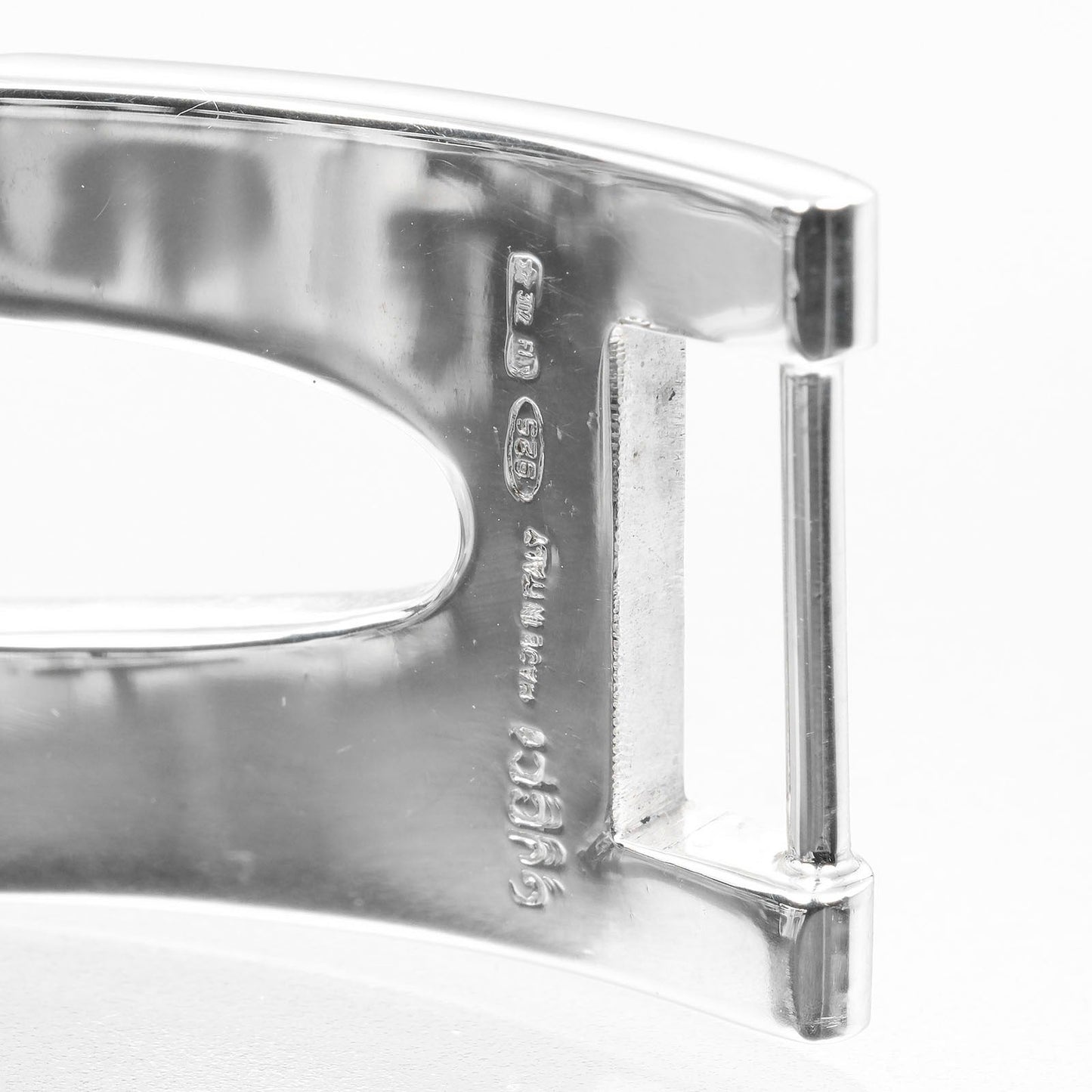 GUCCI bracelet Silver925 Silver Circumference of Wristaround6.7" G logo link Women Used