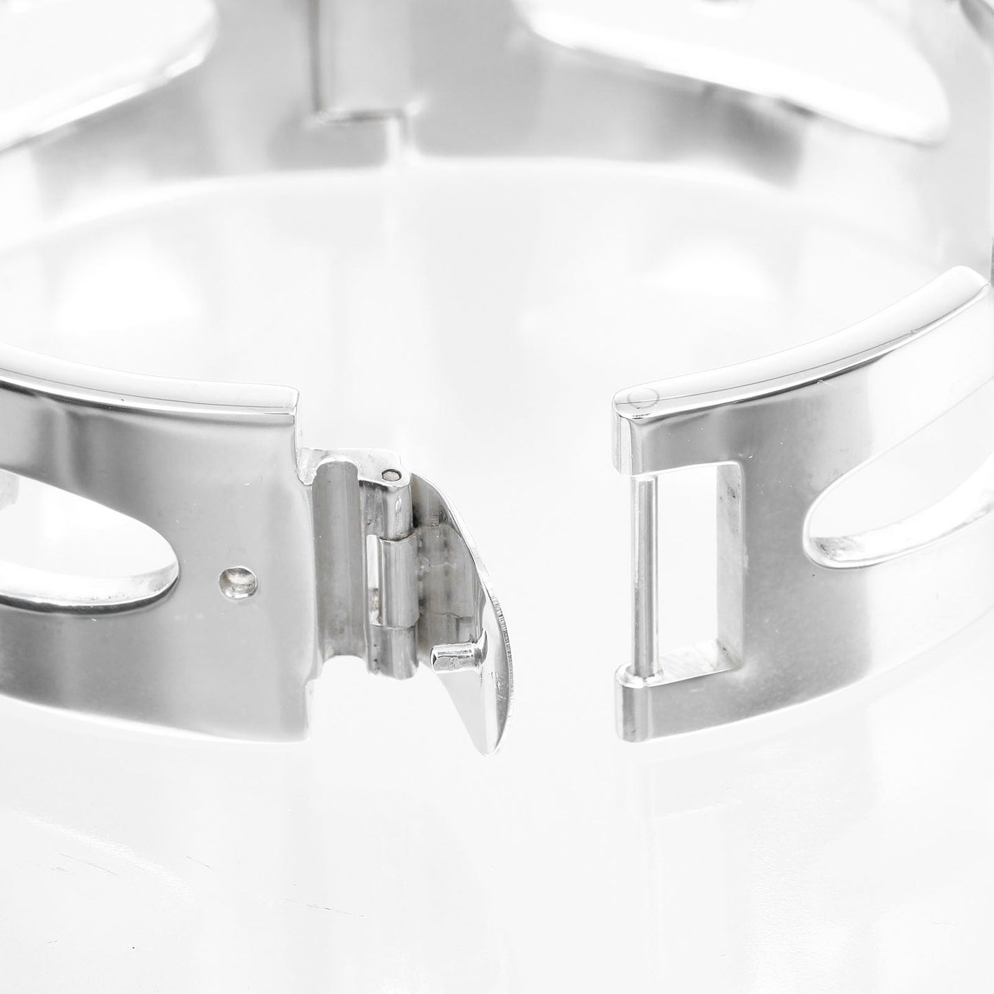 GUCCI bracelet Silver925 Silver Circumference of Wristaround6.7" G logo link Women Used