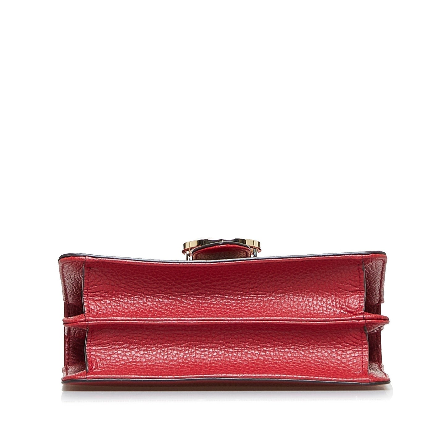 Gucci Interlocking G Red Dollar Calfskin