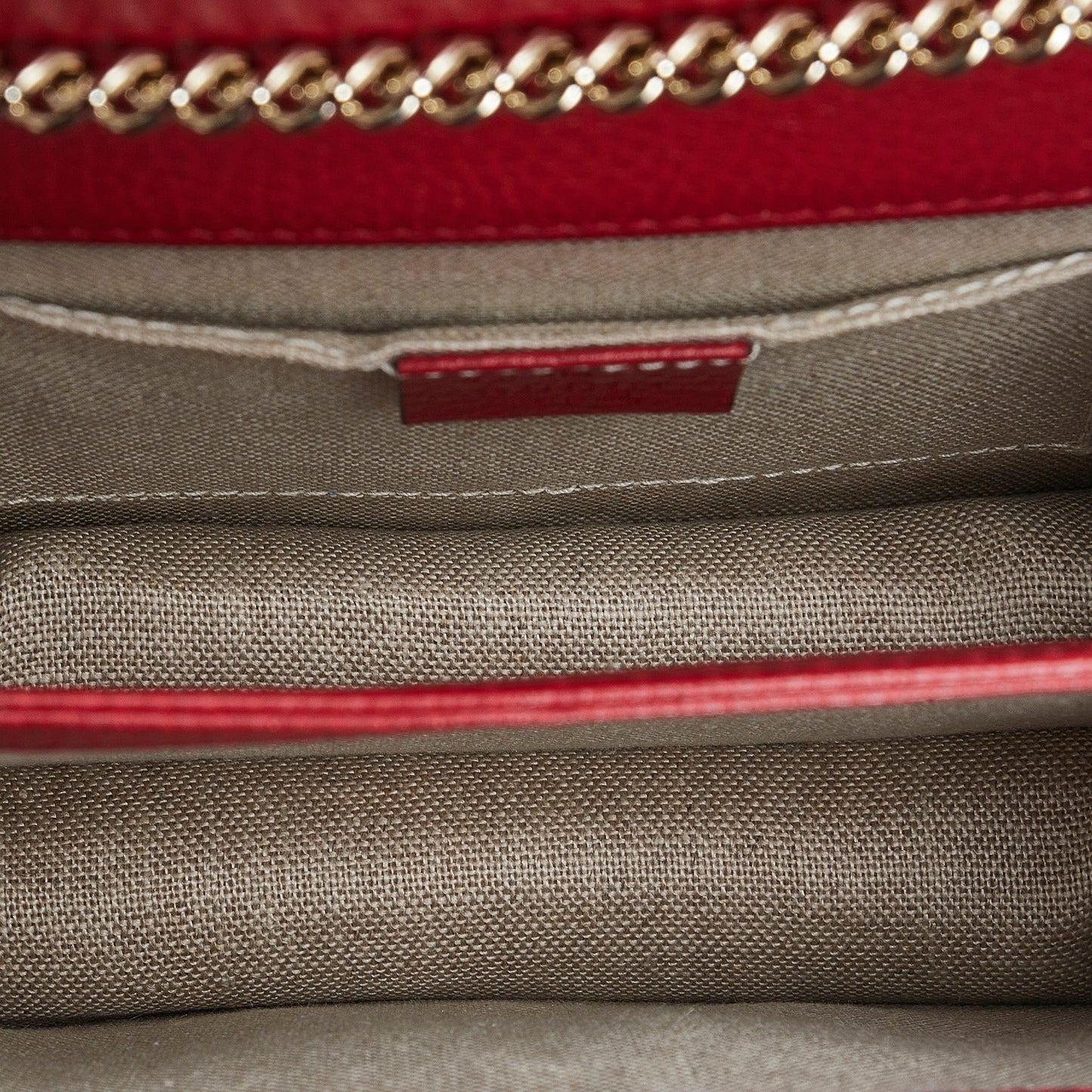 Gucci Interlocking G Red Dollar Calfskin
