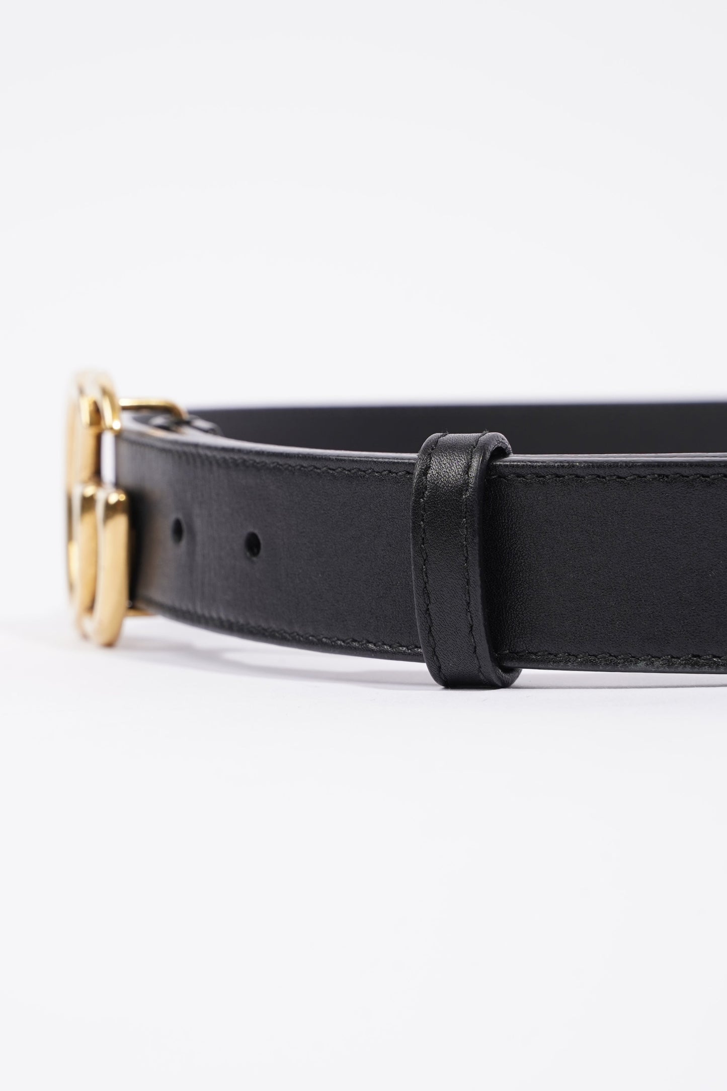 Gucci Marmont Belt Black Leather 70cm
