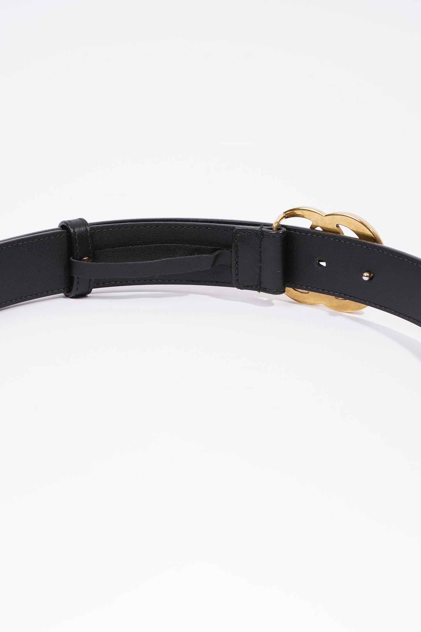 Gucci Marmont Belt Black Leather 70cm