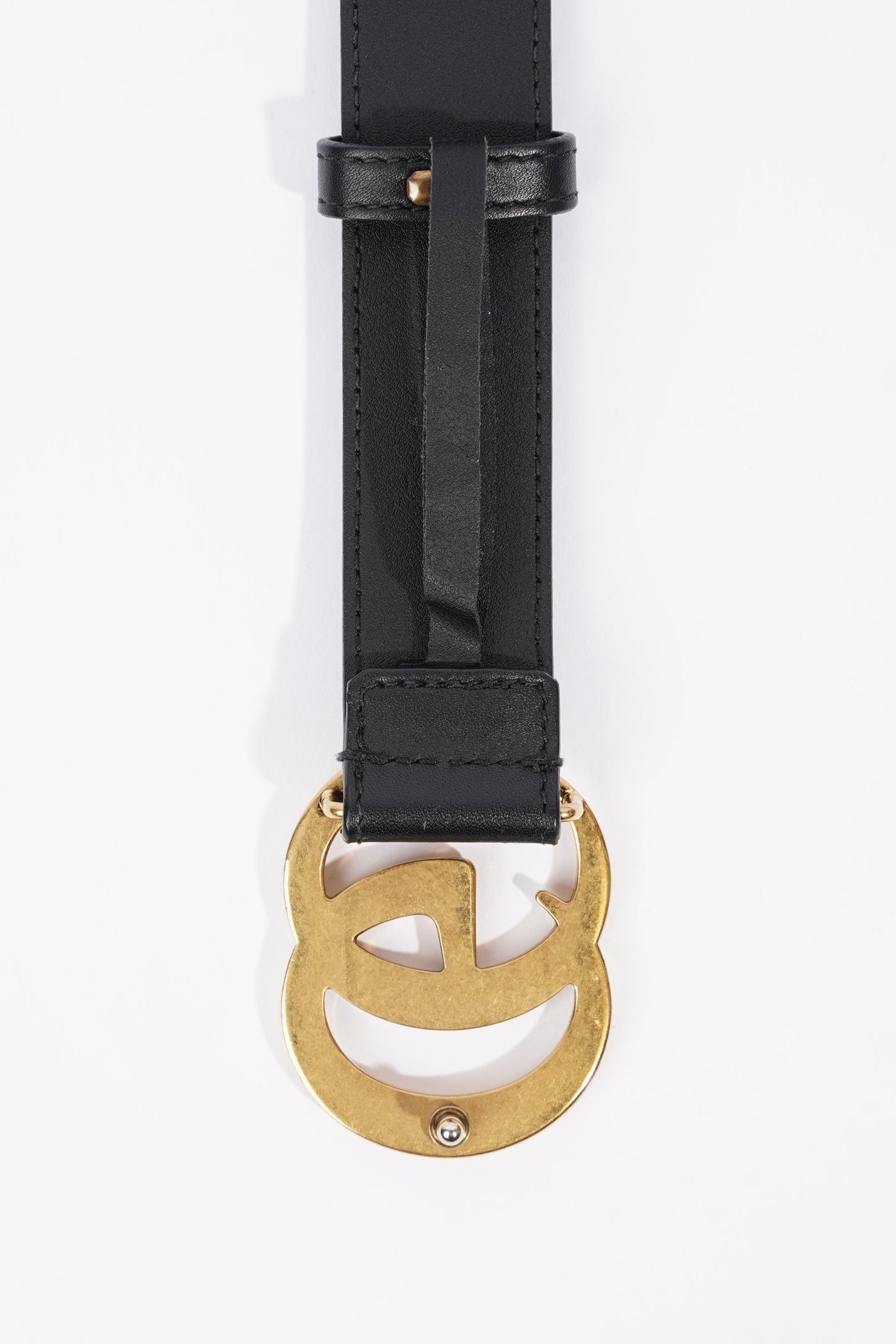 Gucci Marmont Belt Black Leather 70cm