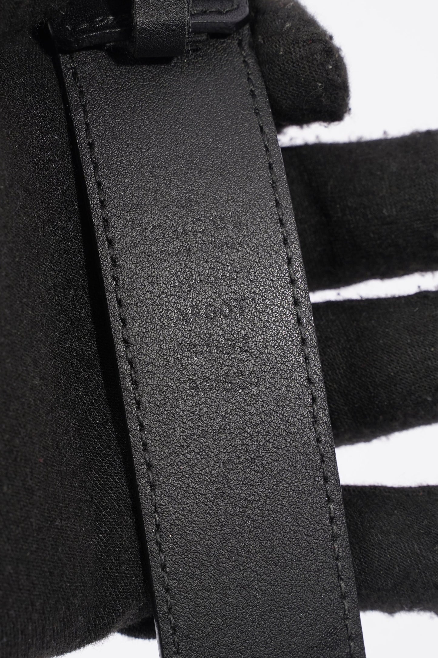 Gucci Marmont Belt Black Leather 70cm