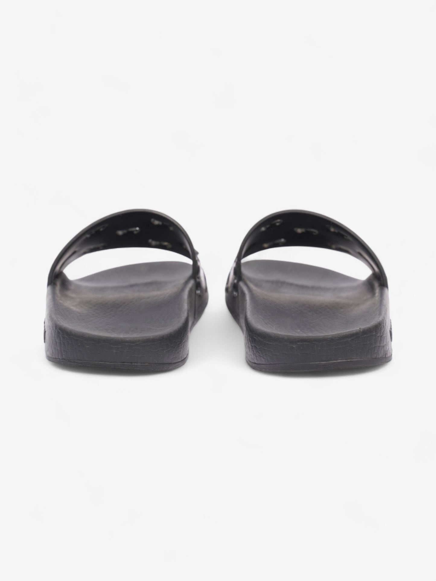 Gucci GG Slides Black Rubber EU 37 UK 4