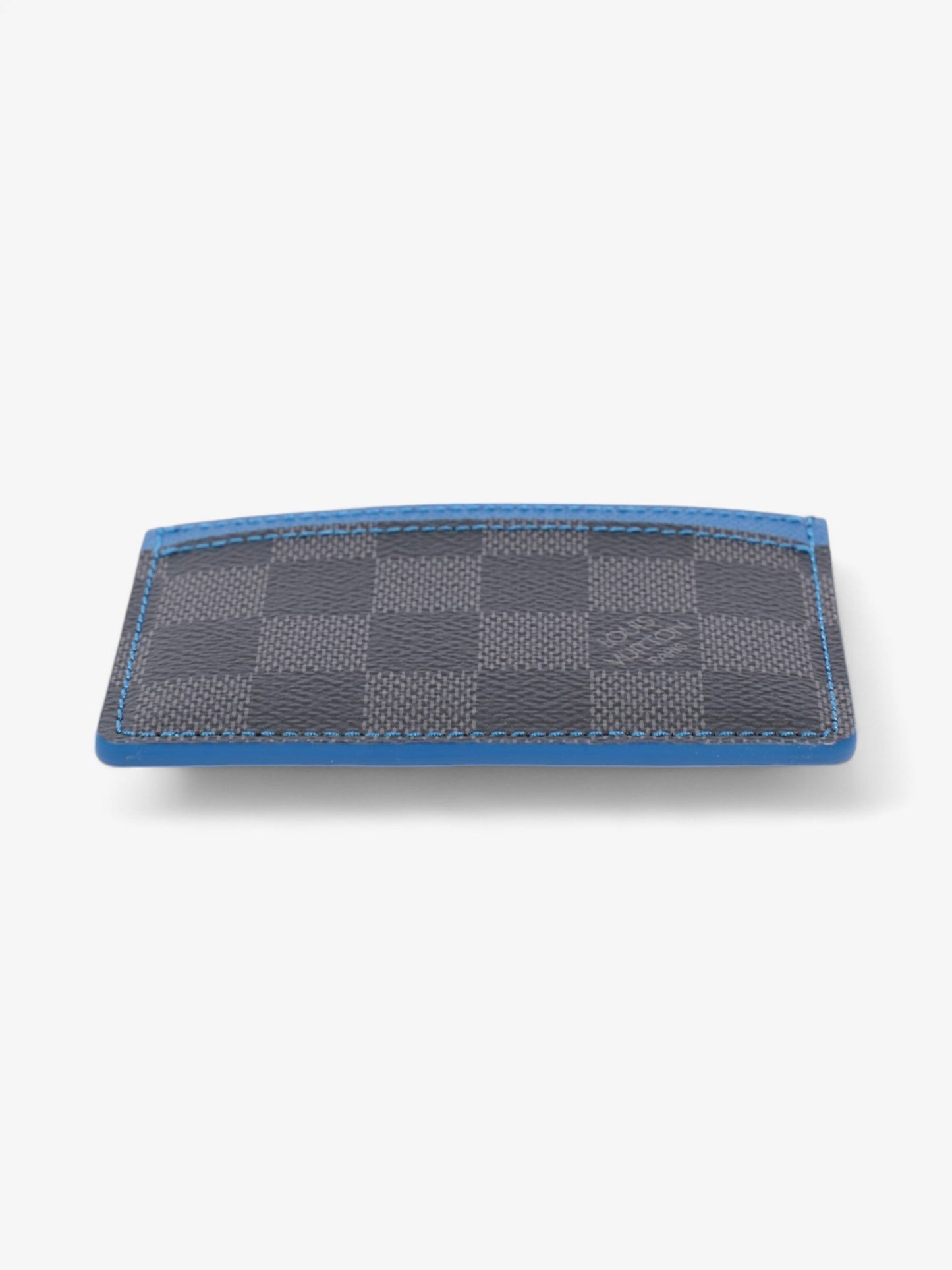Louis Vuitton Card Holder Damier Graphite / Blue Coated Canvas