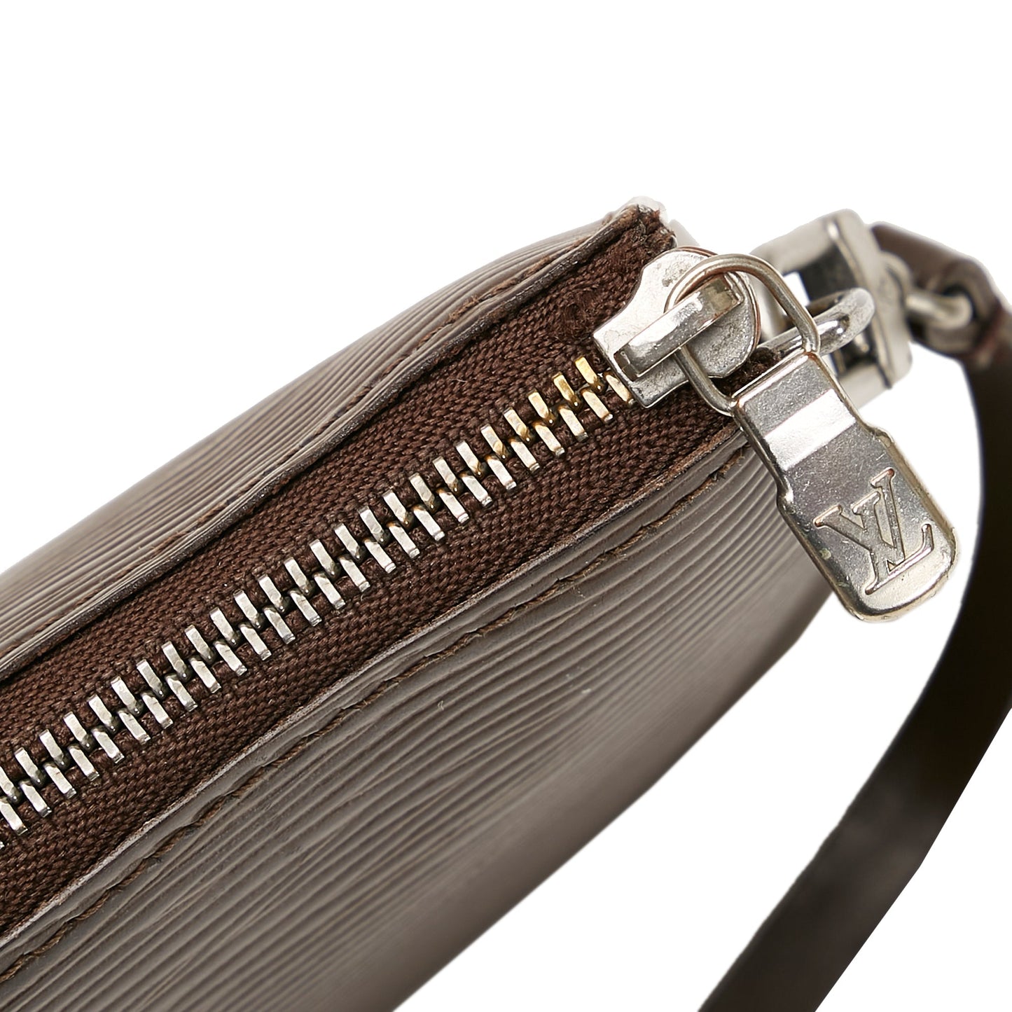 LOUIS VUITTON Epi Pochette Accessoires Brown
