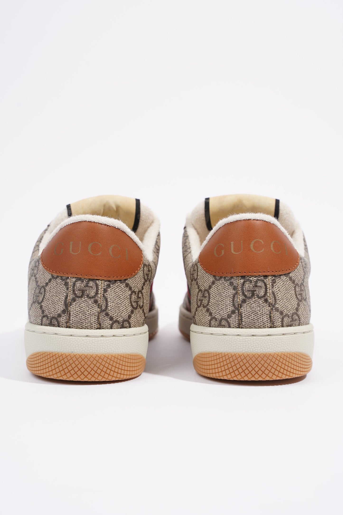 Gucci Screener Beige Monogram / Red Monogram / Brown Canvas EU 37 UK 4