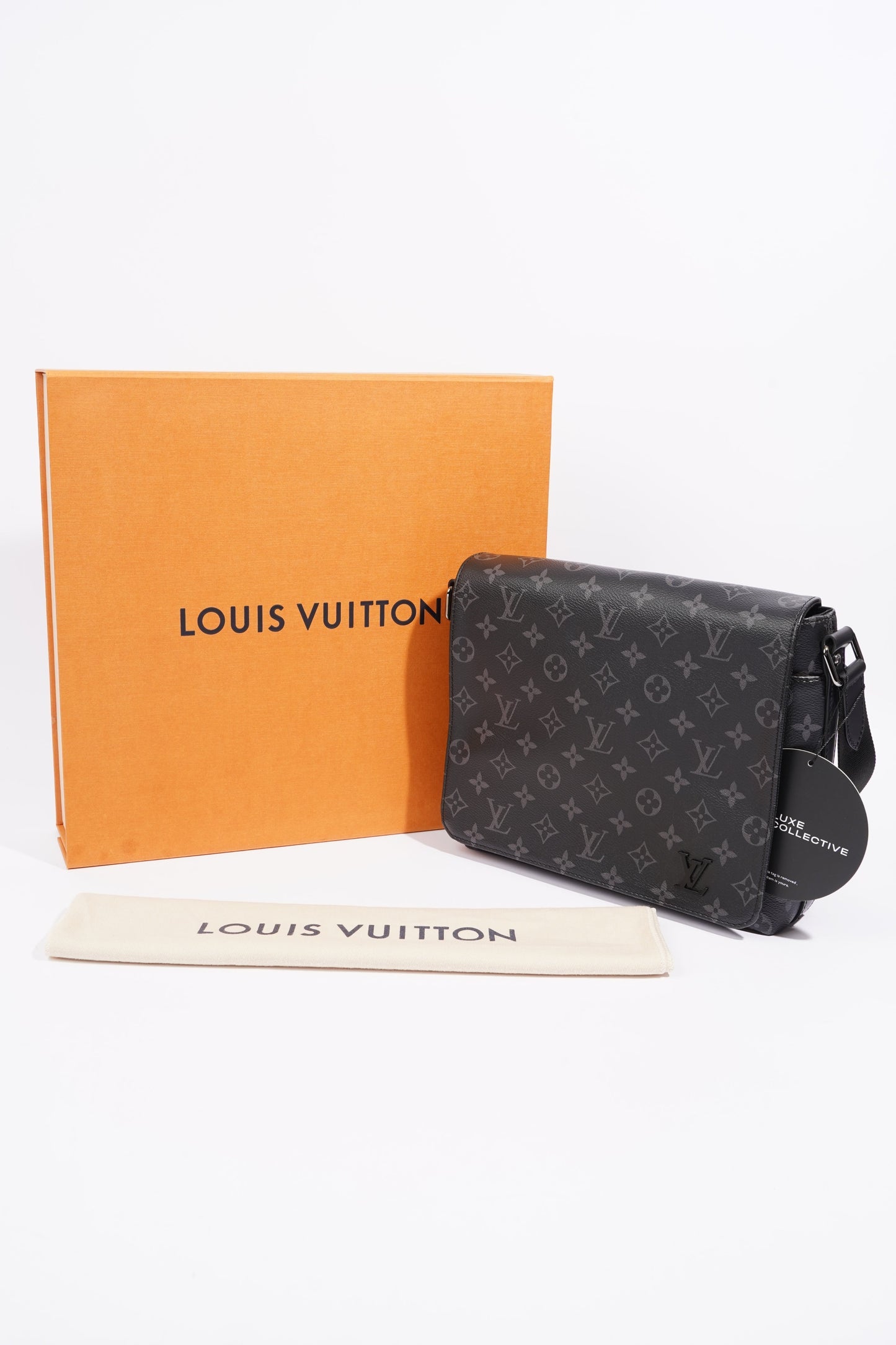 Louis Vuitton District  Monogram Eclipse Canvas PM