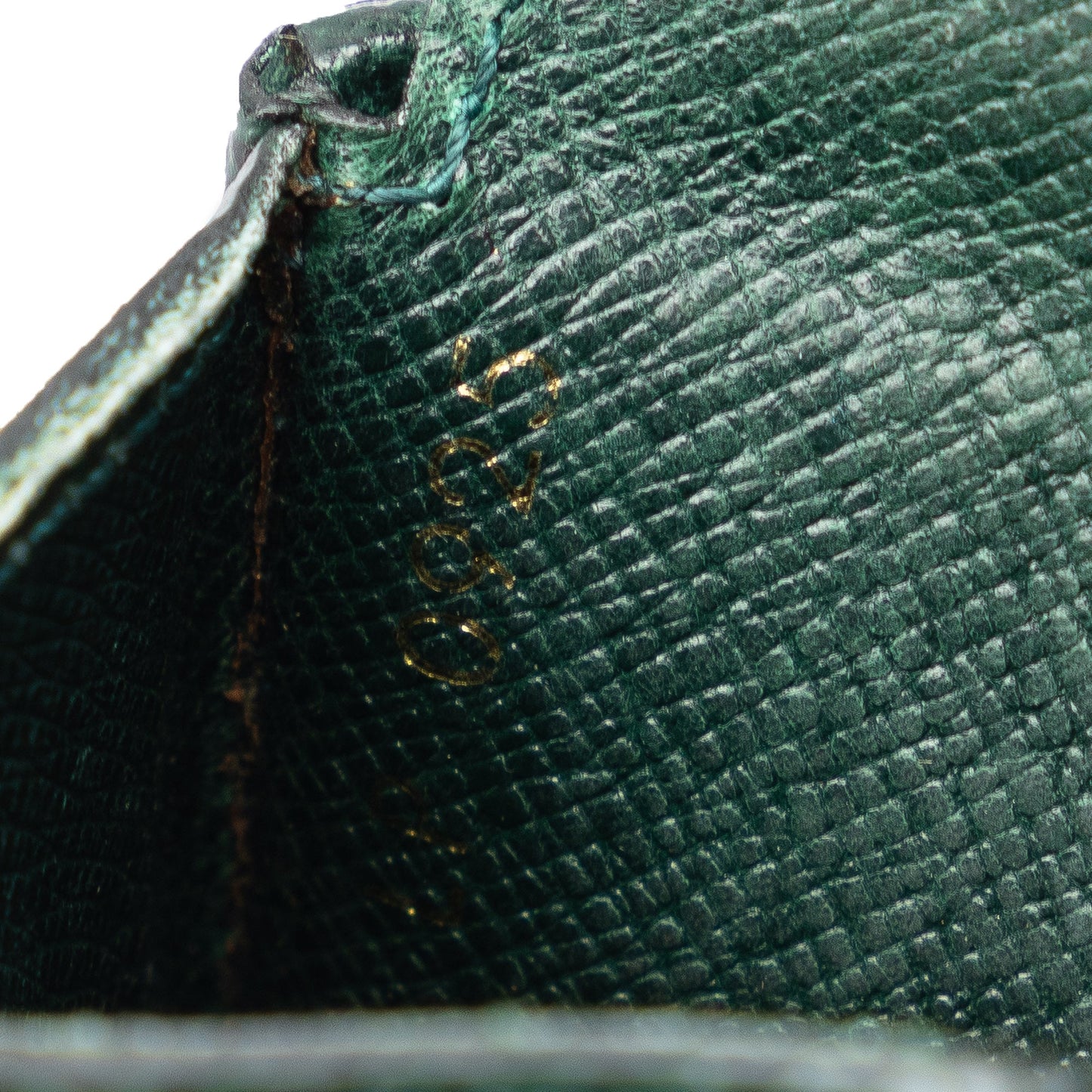 Green Louis Vuitton Taiga Porte Monnaie Cuvett Coin Pouch
