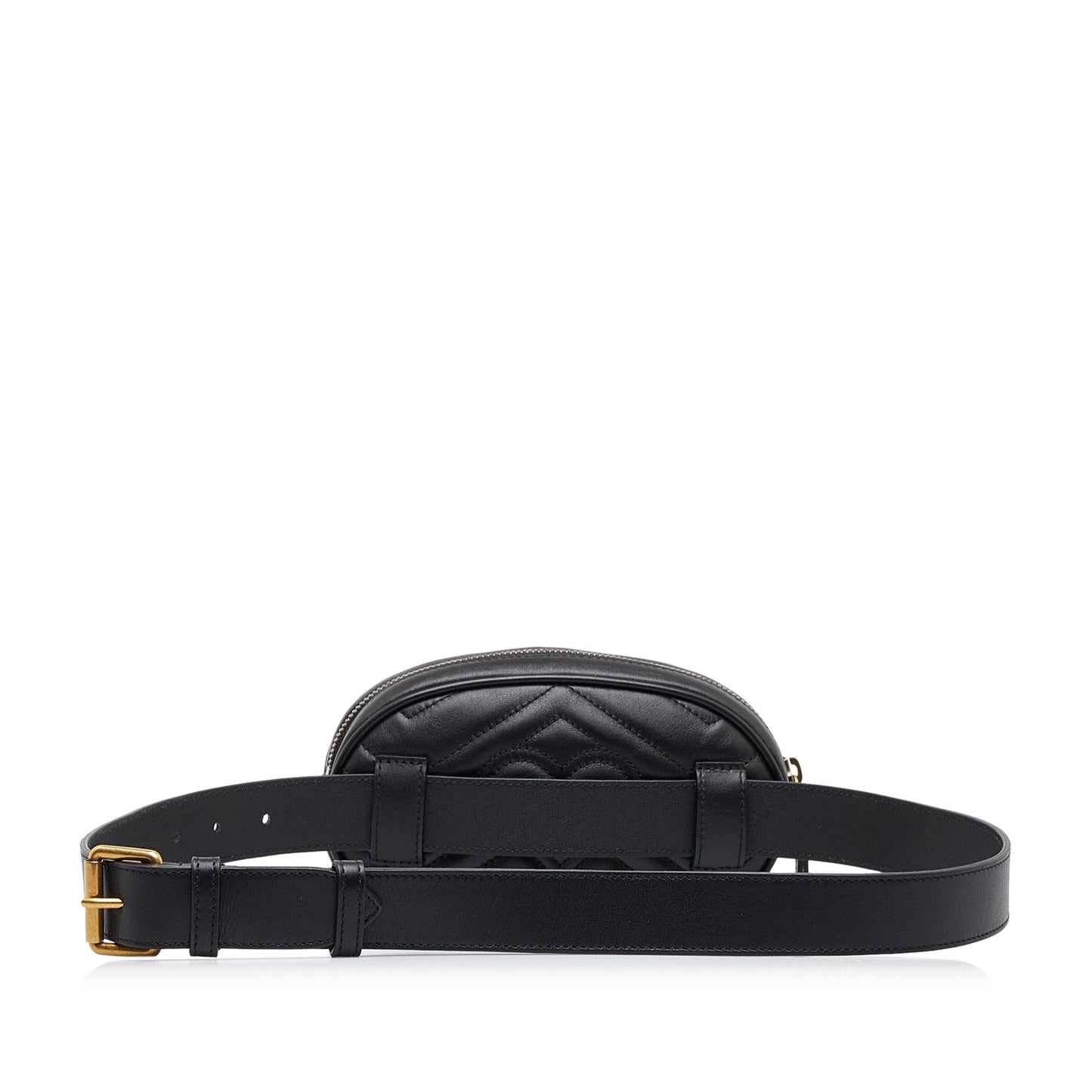 Gucci GG Marmont Belt Bag Black Matelassé
