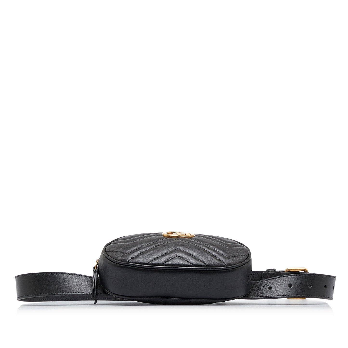 Gucci GG Marmont Belt Bag Black Matelassé