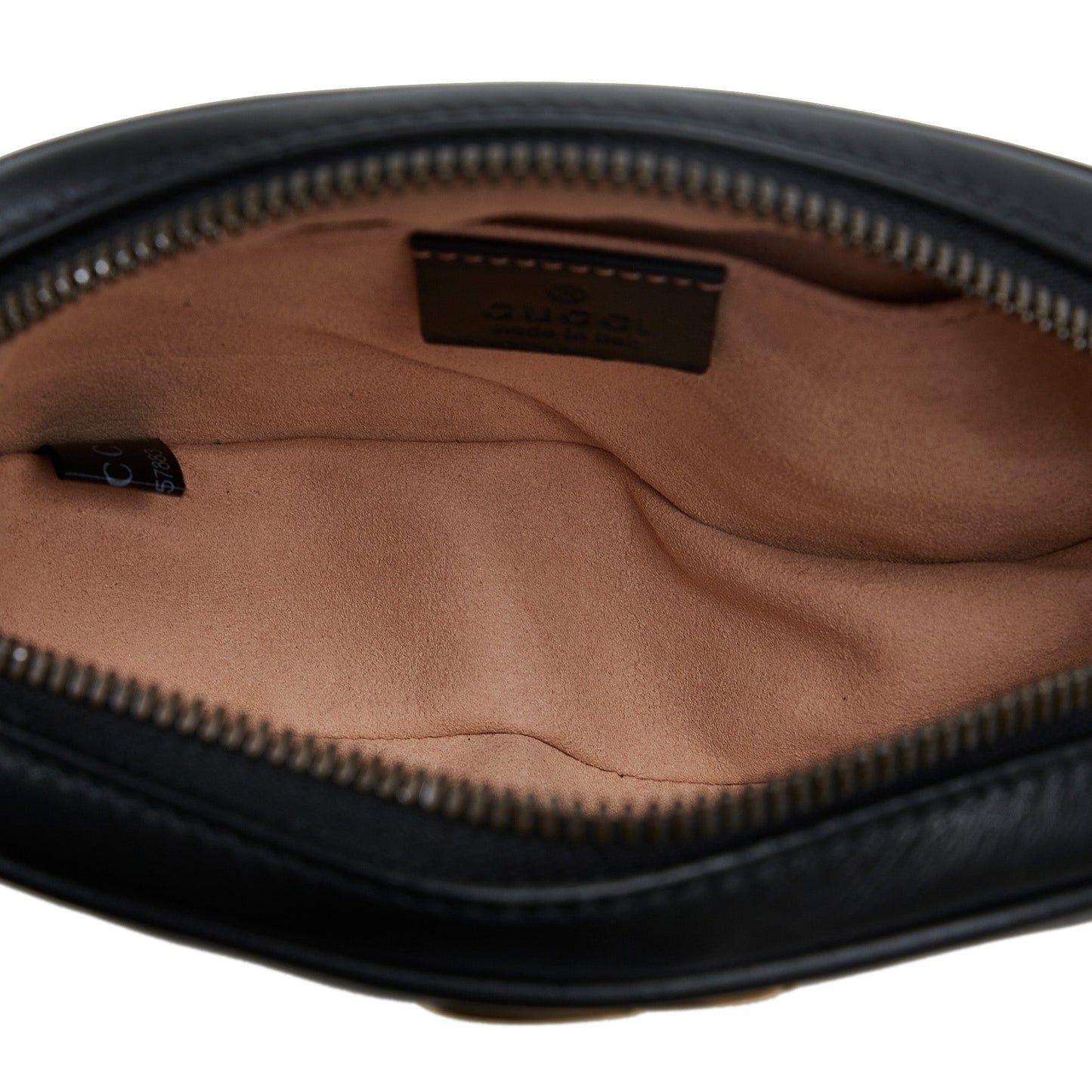 Gucci GG Marmont Belt Bag Black Matelassé