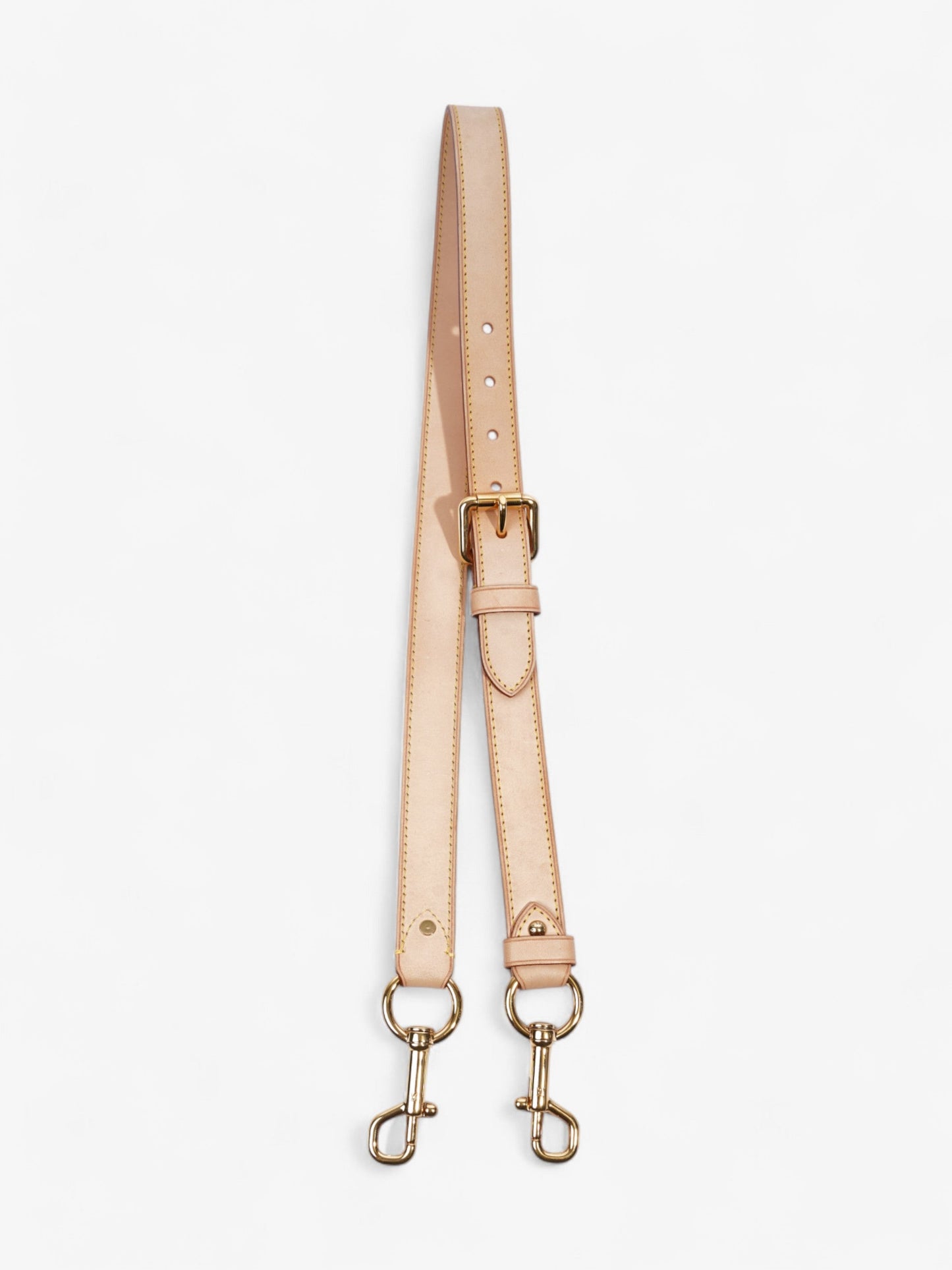 Louis Vuitton Adjustable Shoulder Strap Raw Leather Vachetta Leather