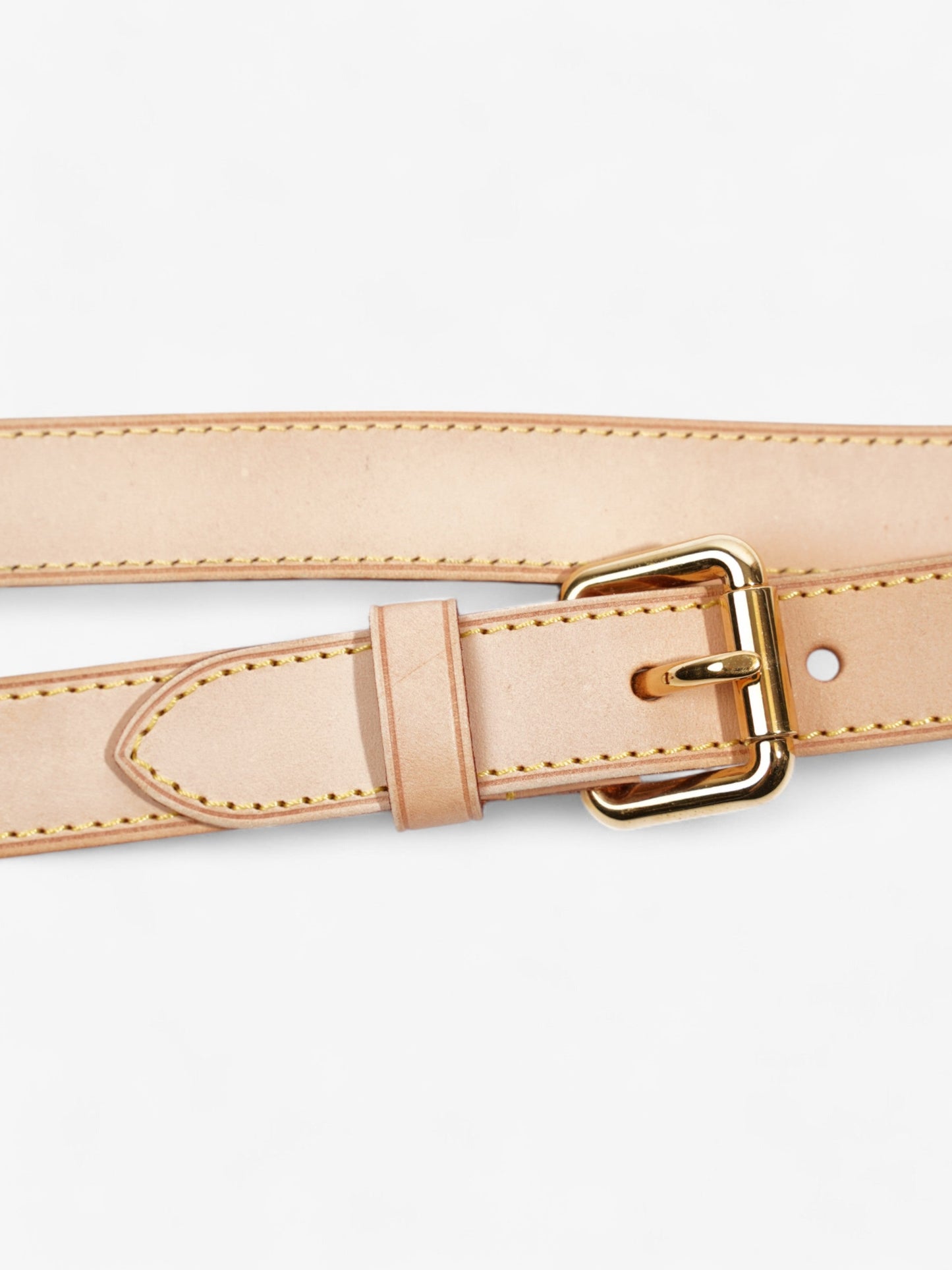 Louis Vuitton Adjustable Shoulder Strap Raw Leather Vachetta Leather