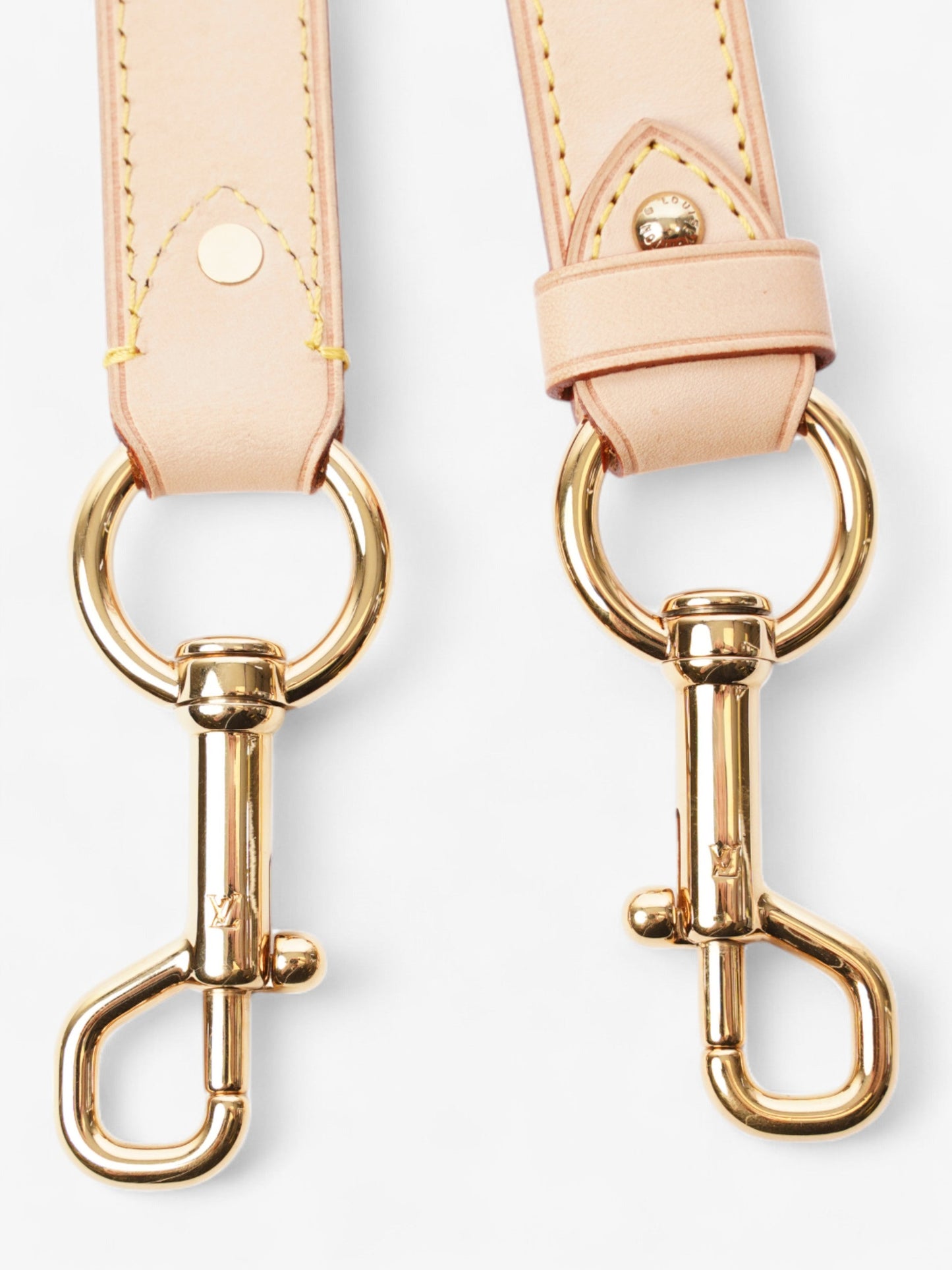 Louis Vuitton Adjustable Shoulder Strap Raw Leather Vachetta Leather