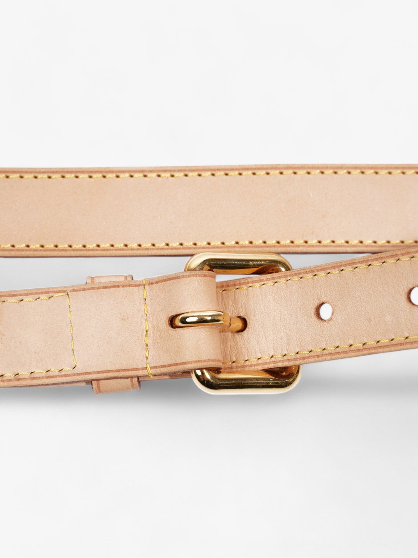 Louis Vuitton Adjustable Shoulder Strap Raw Leather Vachetta Leather