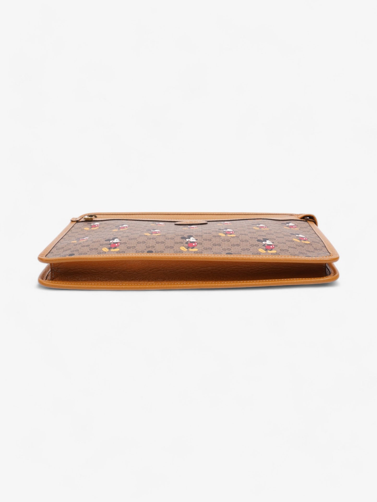 Gucci x Disney Clutch GG Supreme / Tan Coated Canvas