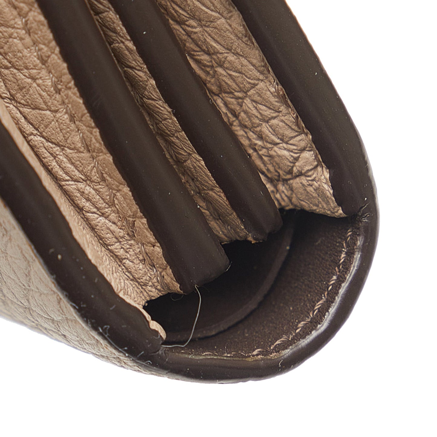 Brown Louis Vuitton Taurillon Comete Wallet