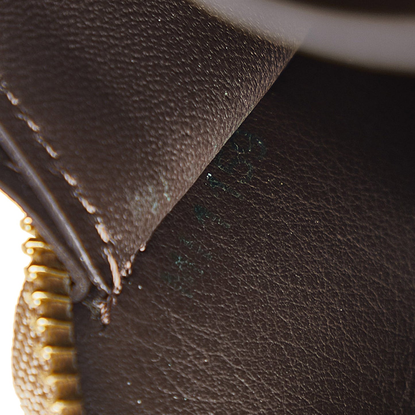 Brown Louis Vuitton Taurillon Comete Wallet