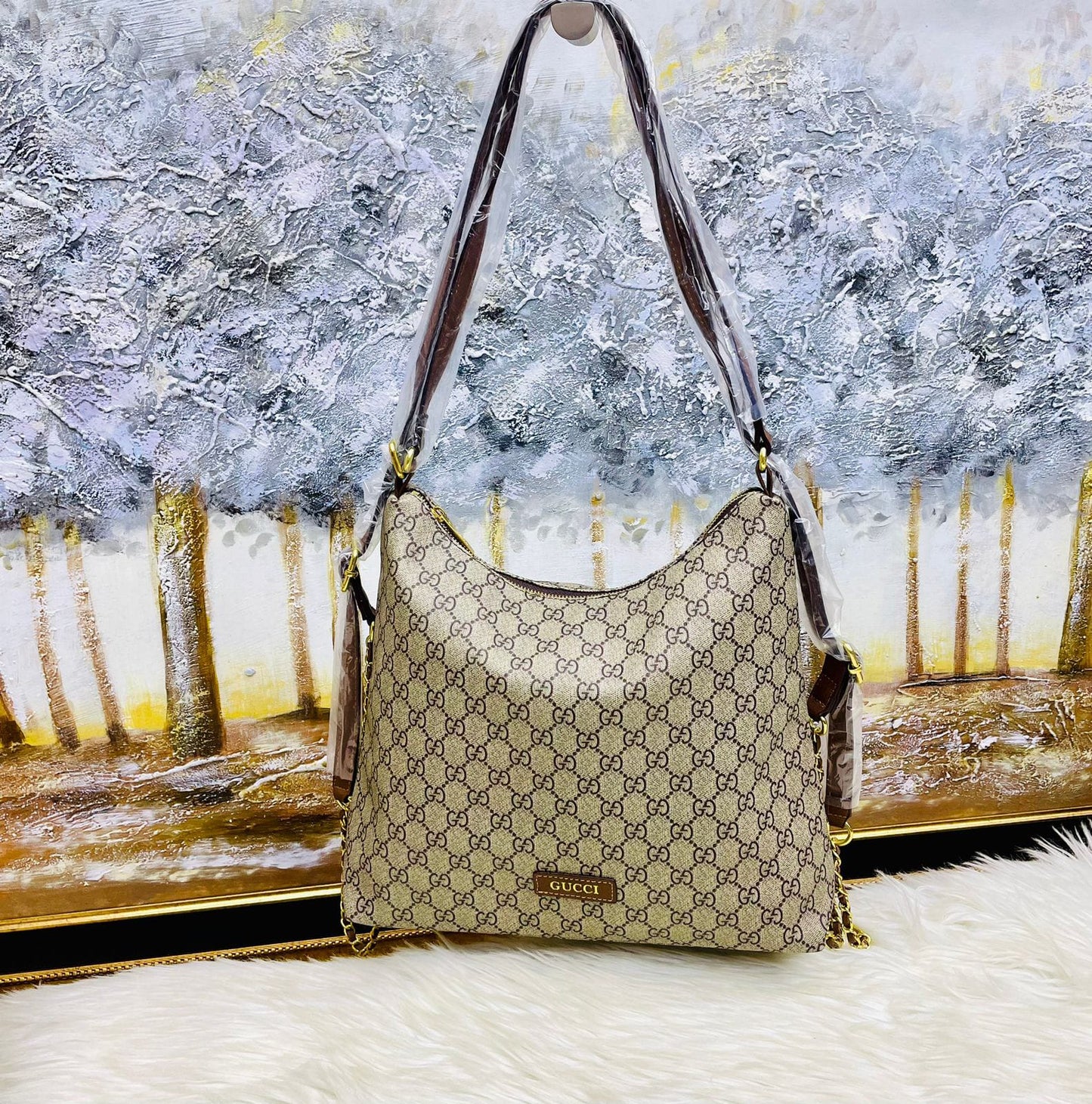 Gucci Shoulder Bag - New in Stock (brown/Beige)
