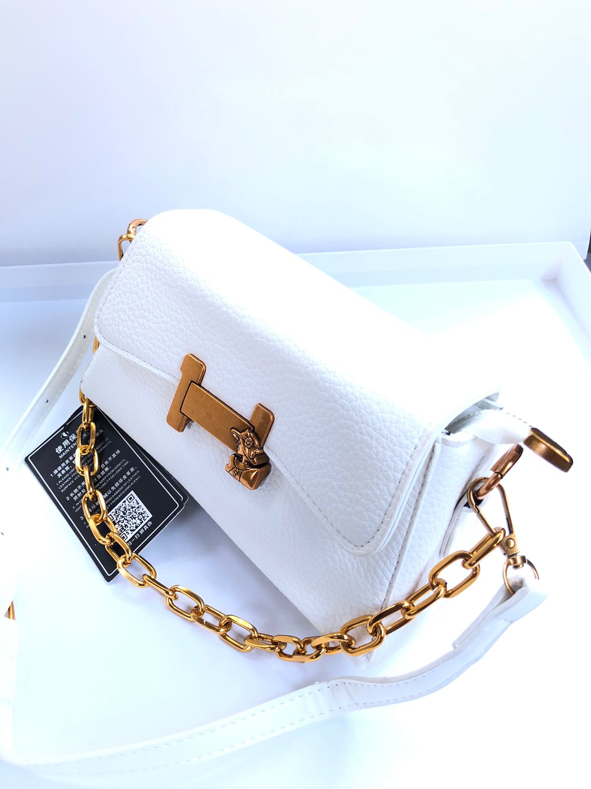 Hermes Official Design Women Hand Bag – Stylish Quality for Modern Elegance (White)