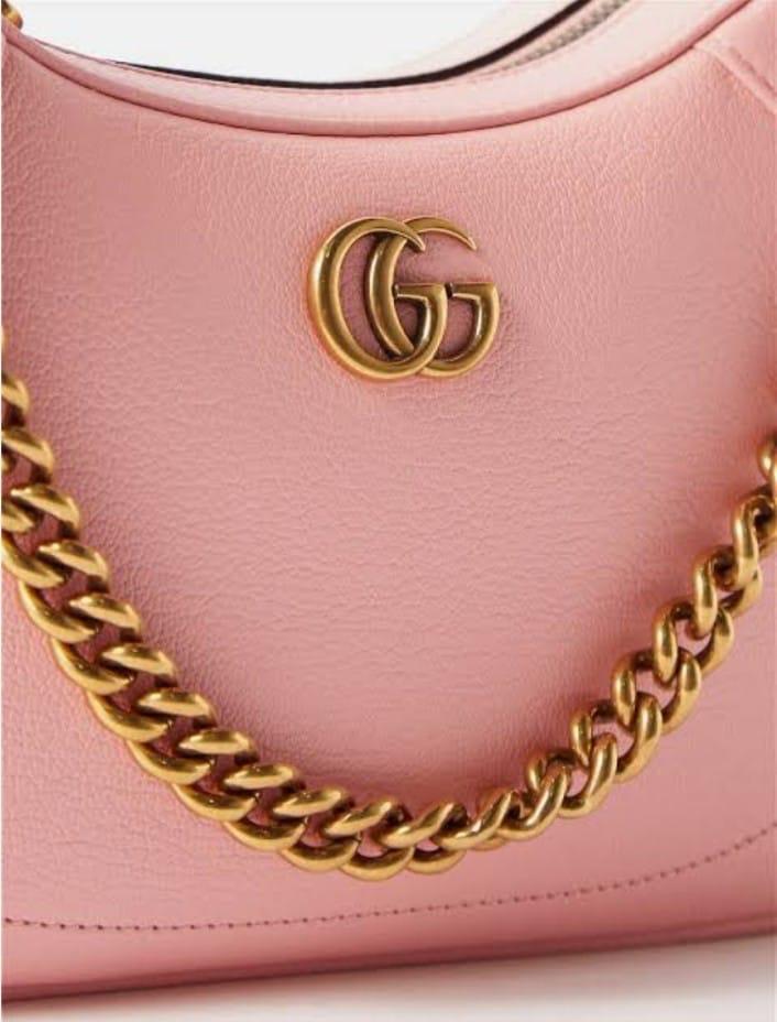 Gucci High-Quality Women Bag – Stylish Crossbody with Brand Accessories (Pink)