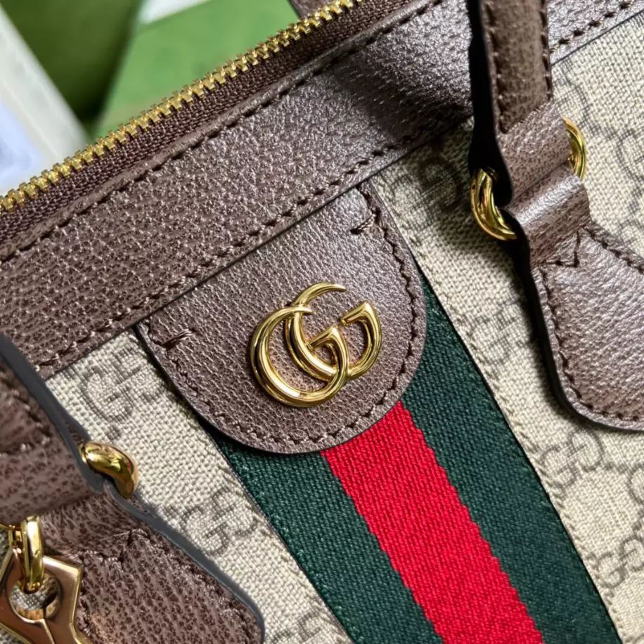 Gucci Women Handbag – Premium Quality with Complete Branded Accessories  (Brown)