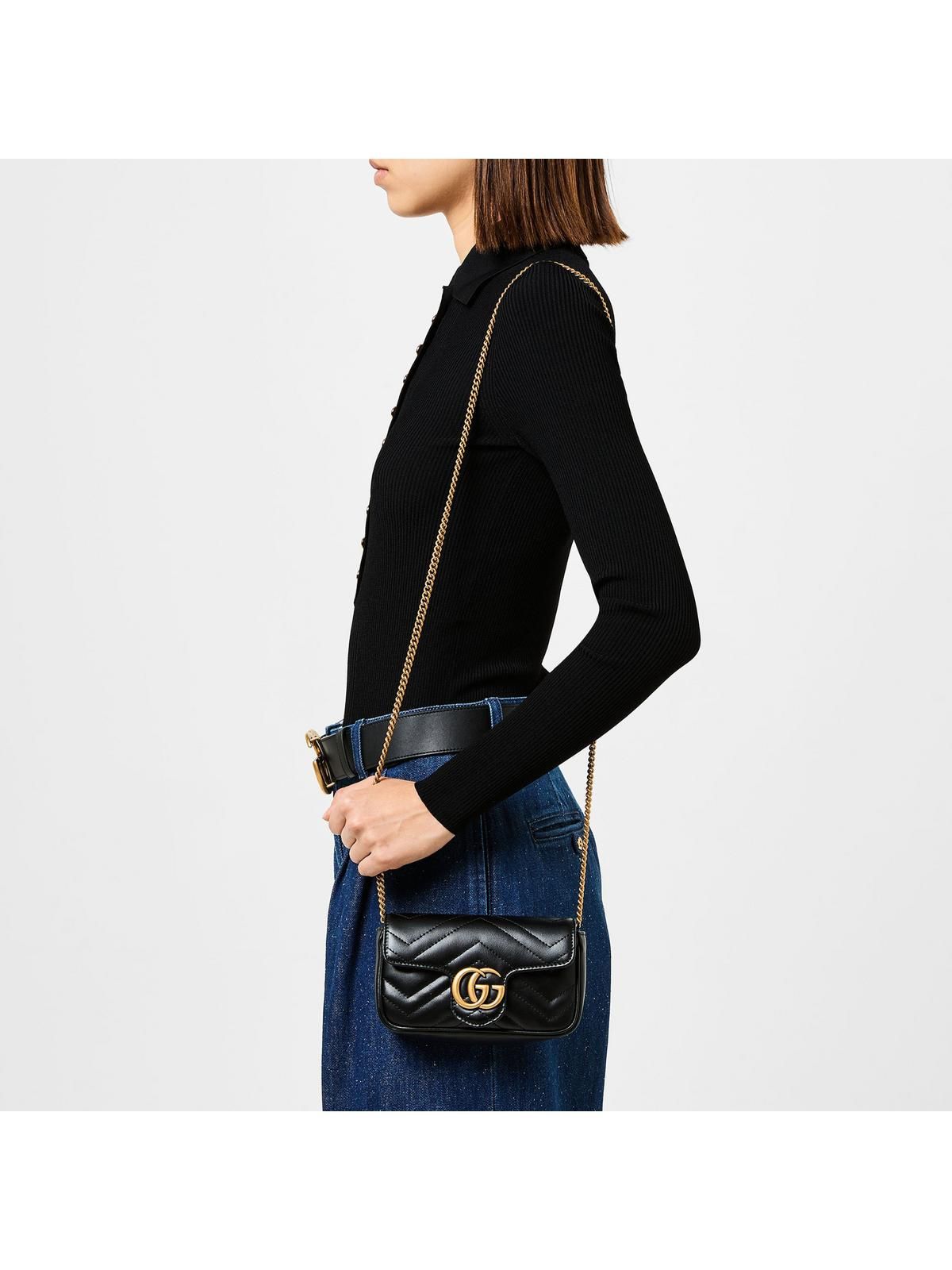 GUCCI Mini Marmont Bag (black)