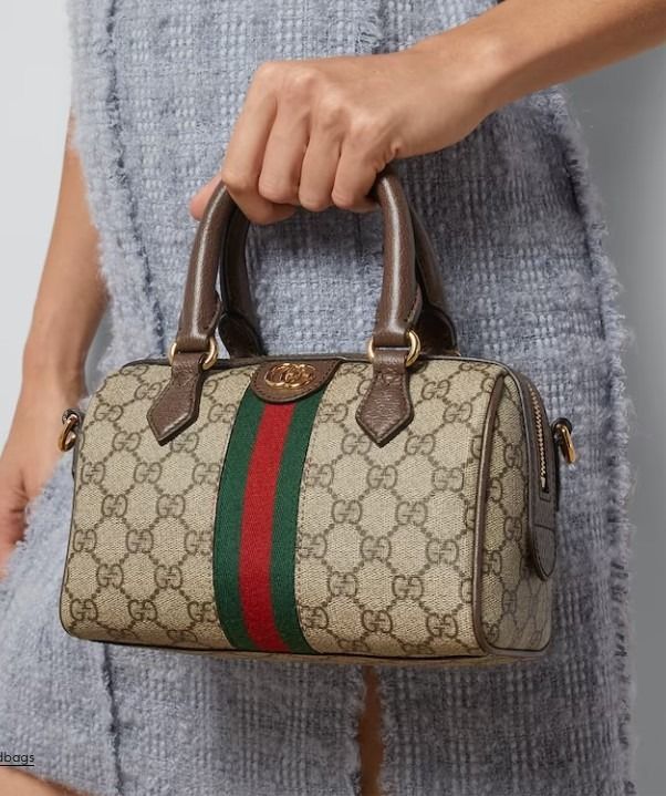 GUCCI Ophidia Super Medium Bag (Brown)