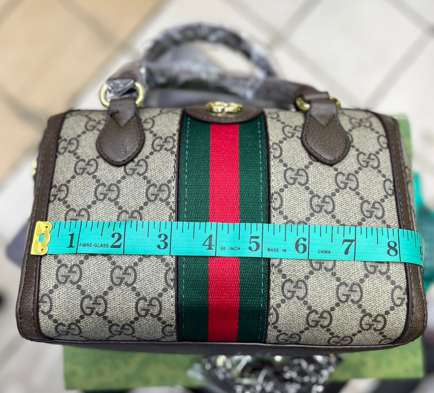 GUCCI Ophidia Super Medium Bag (Brown)