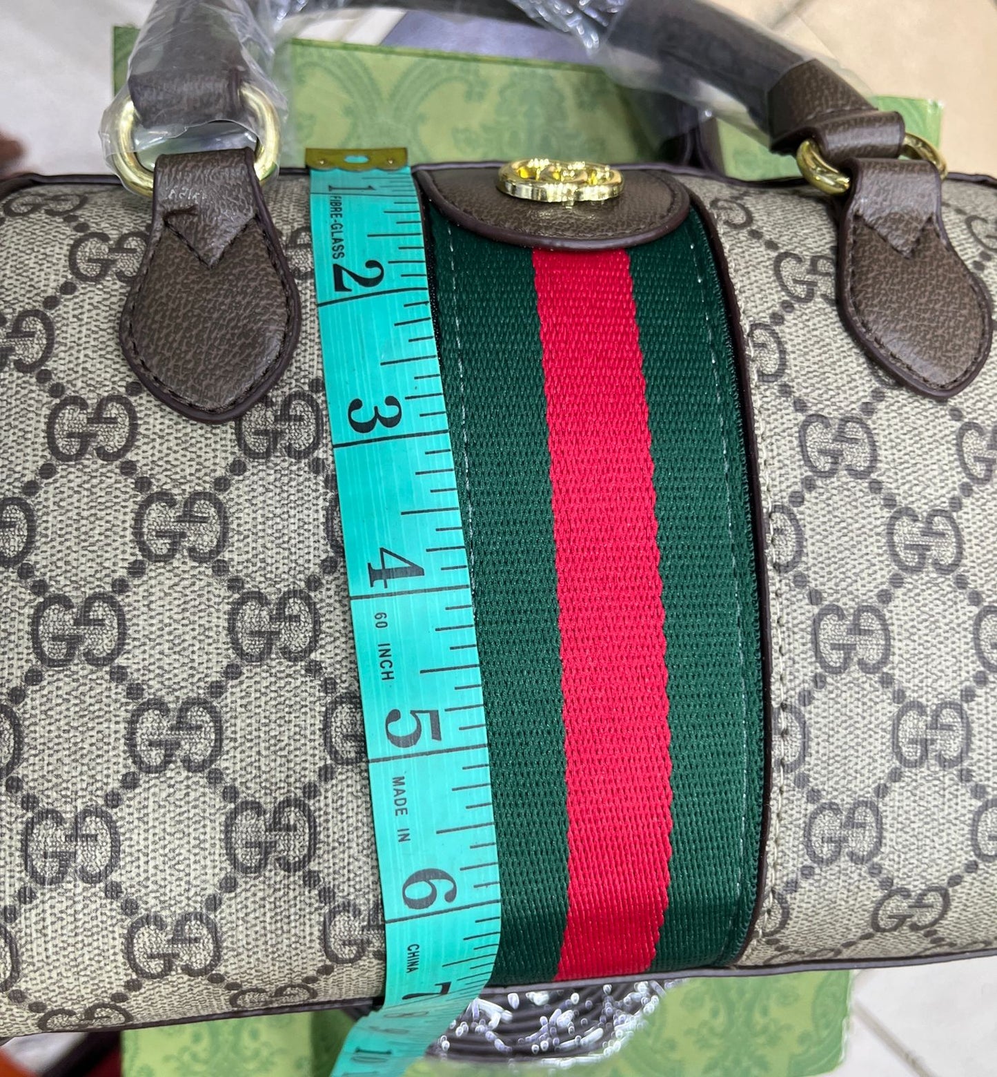 GUCCI Ophidia Super Medium Bag (Brown)