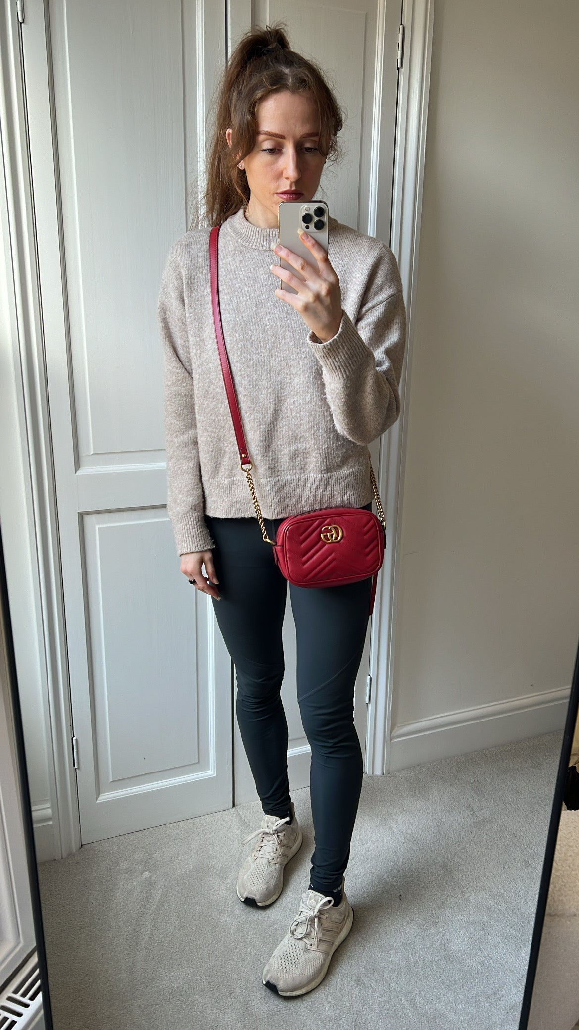 Gucci GG Hibiscus Red Marmont Mini Shoulder Bag (RRP £1220)