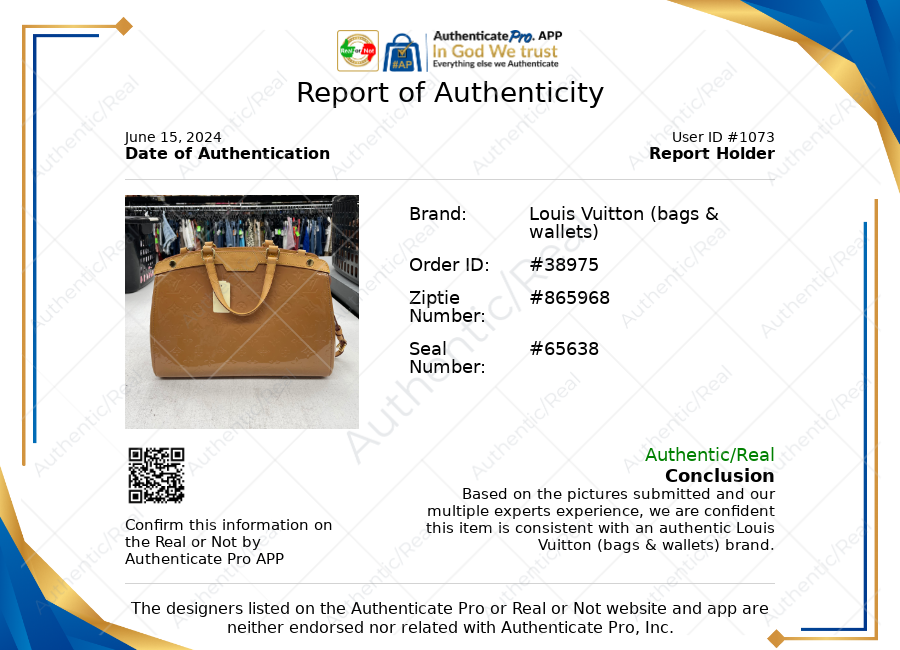 HandBag Luxury Designer Louis Vuitton, Size Medium
