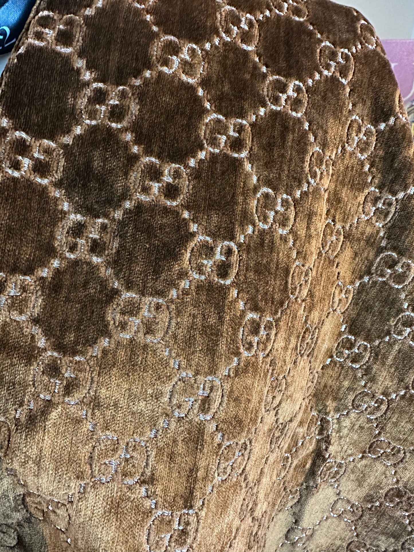 Gucci Interlocking GG Velvet Cape