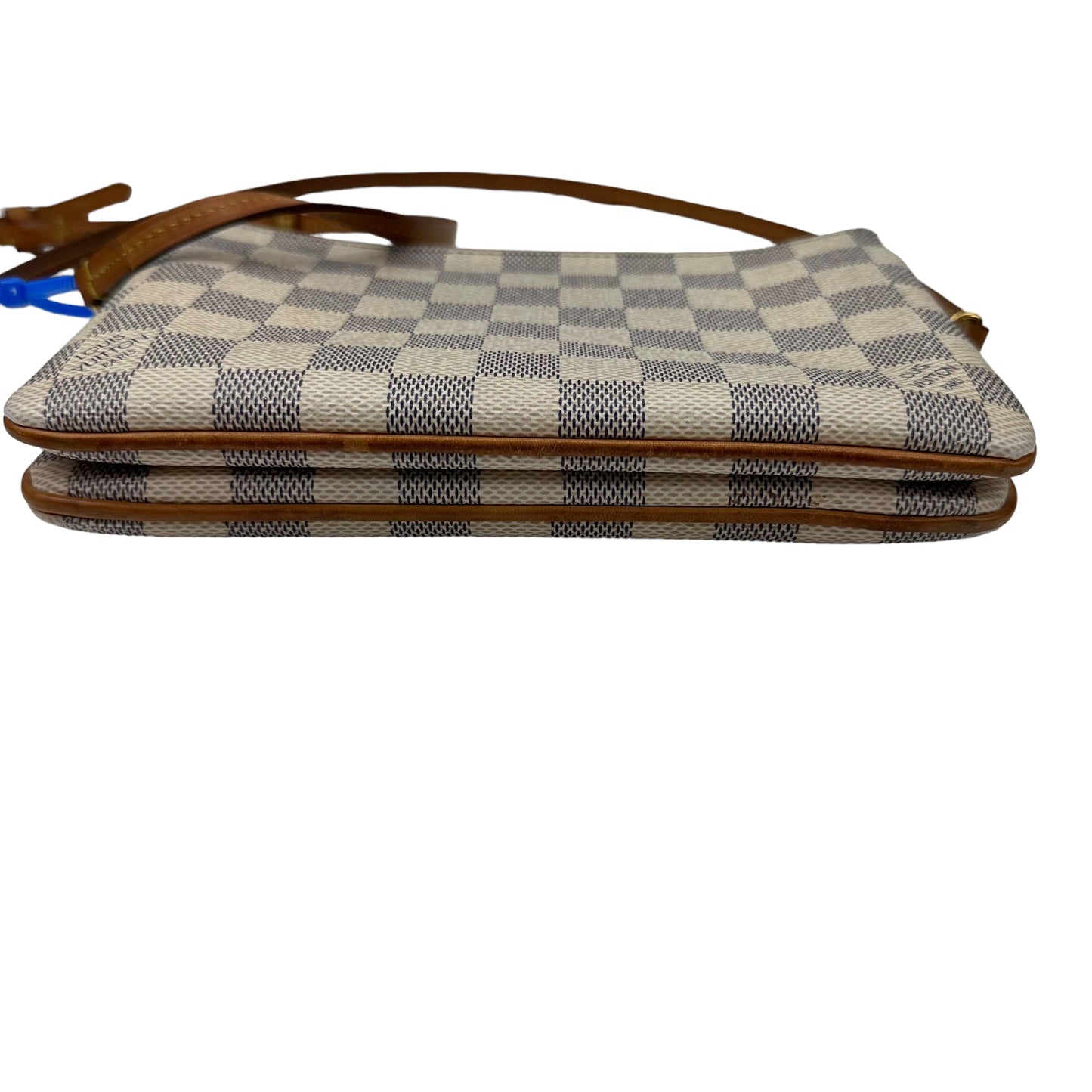 CREAM CROSSBODY Luxury DESIGNER by Louis Vuitton Size:SMALL